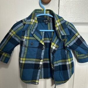Baby gap cotton  button up shirt size 3/6m